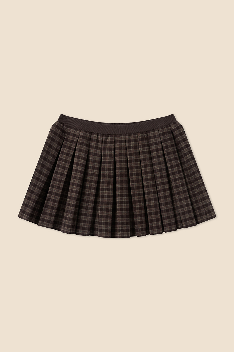 High Waist Plaid Skirt|yescci-YESCCI.com