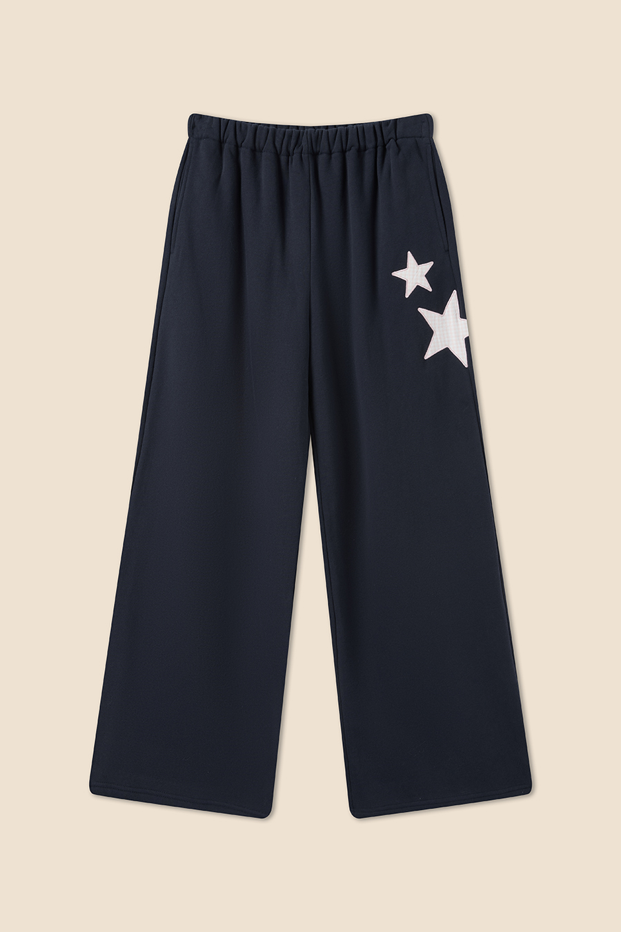 Blue Loose Star Pants|yescci-YESCCI.com