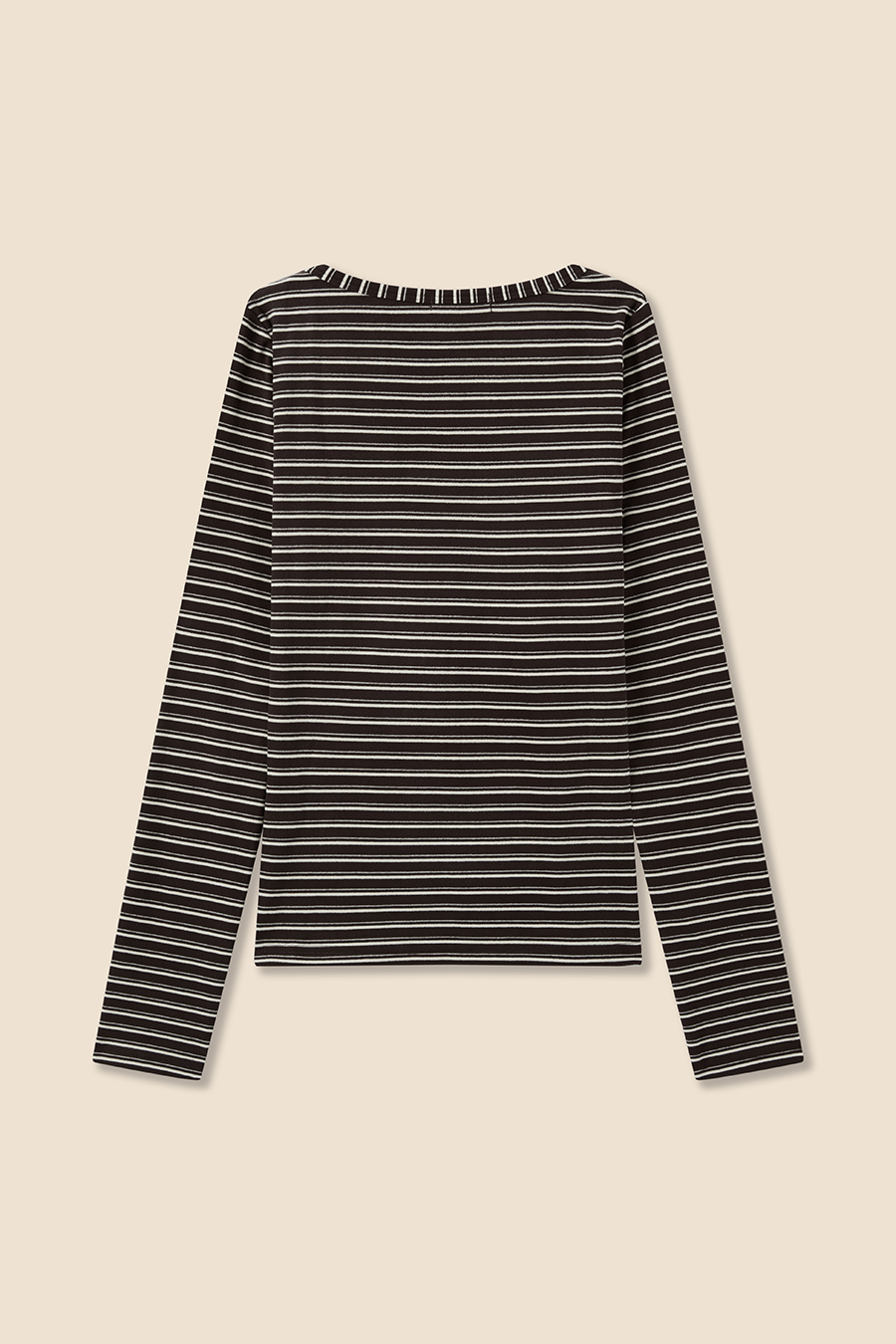 Casual Striped Long Sleeve Top|yescci-YESCCI.com