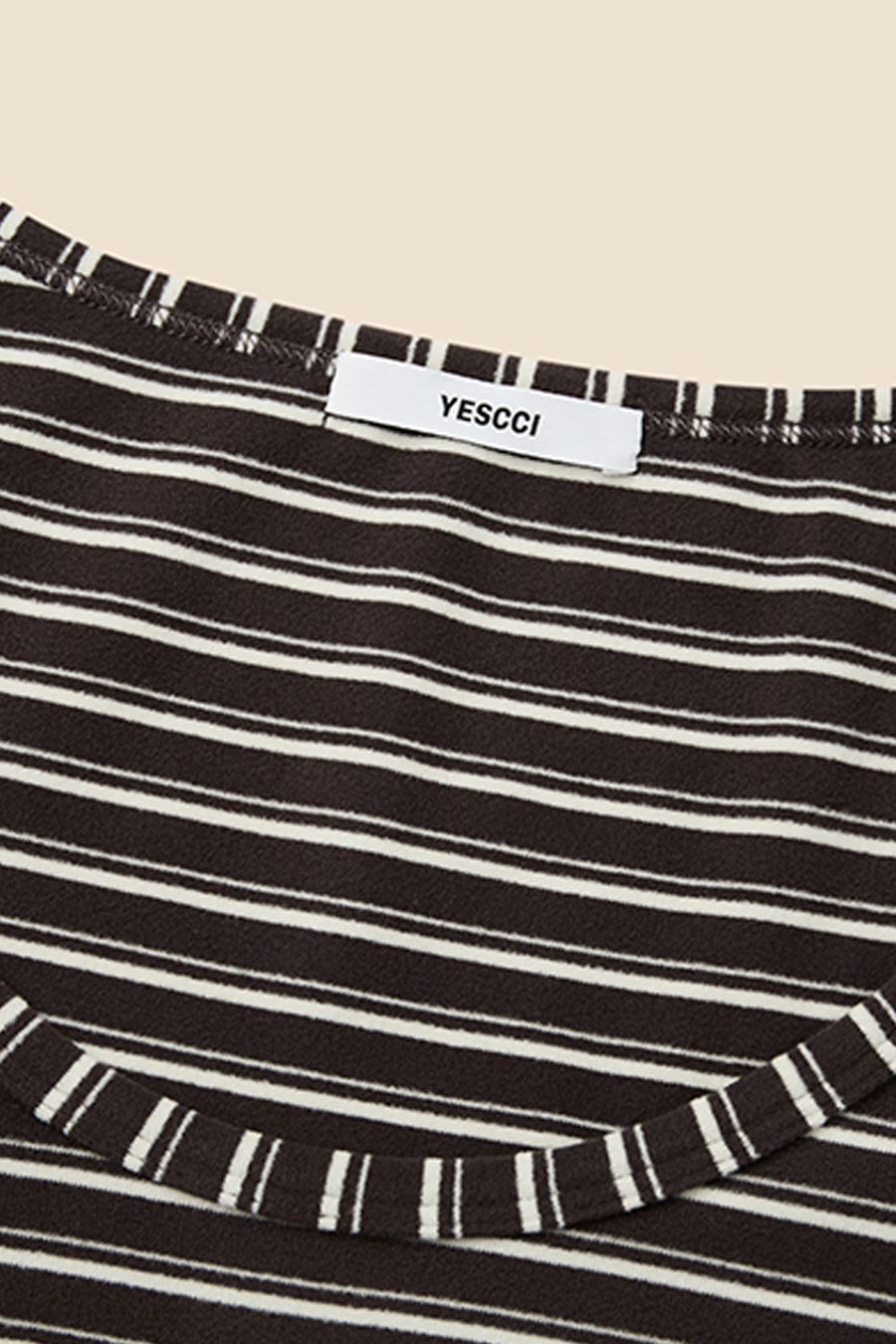 Casual Striped Long Sleeve Top|yescci-YESCCI.com