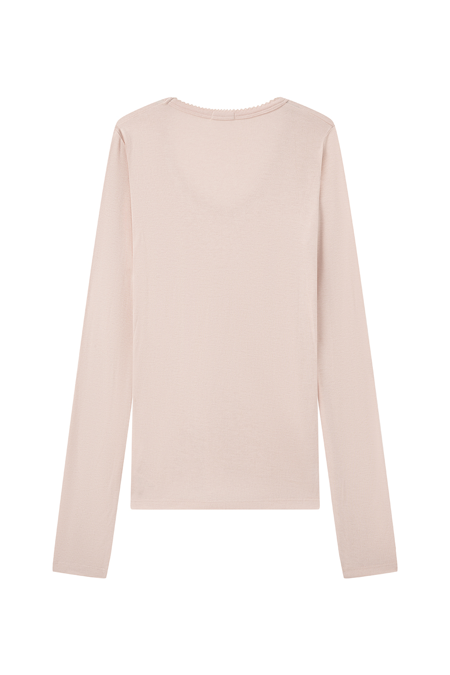 V-Neck Long Sleeve Top|yescci-YESCCI.com