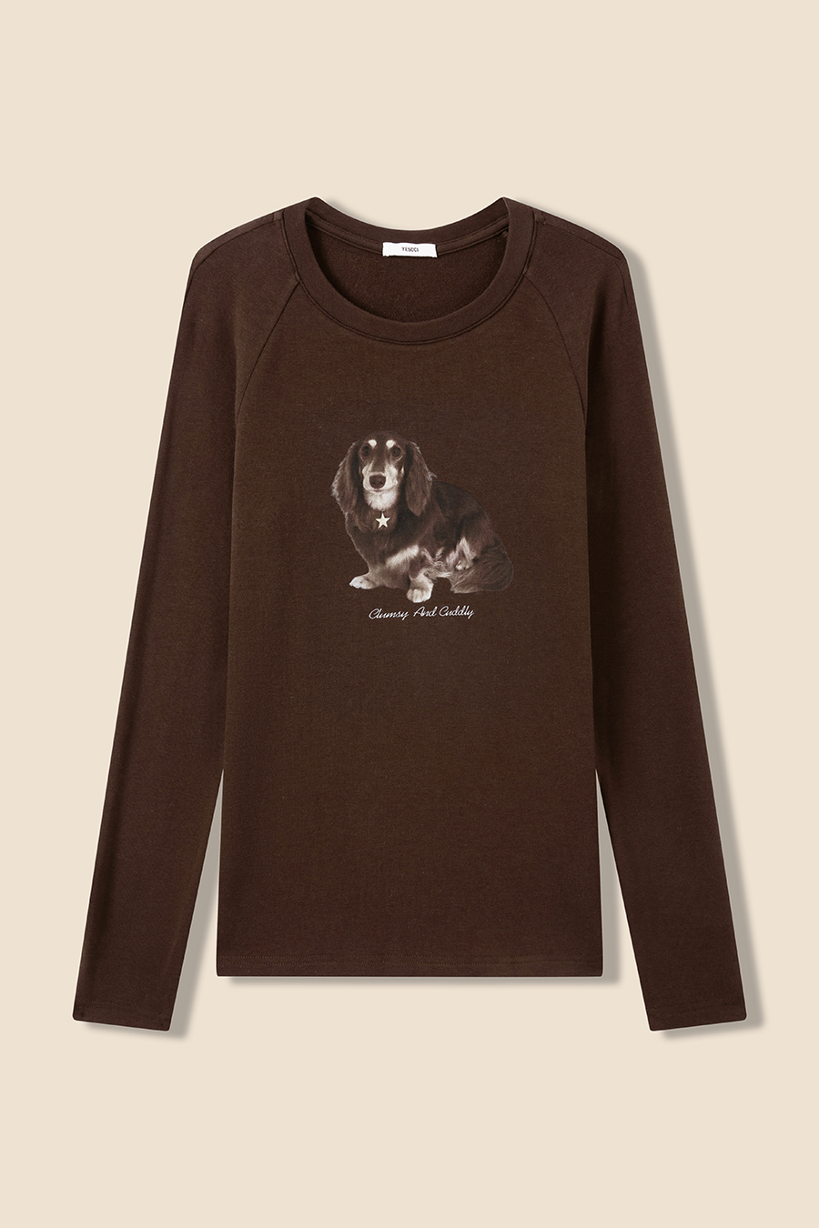 Casual Dog Print Long Sleeve|yescci-YESCCI.com