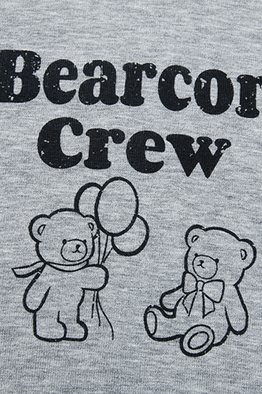 Bear Print Hooded Top|yescci-YESCCI.com