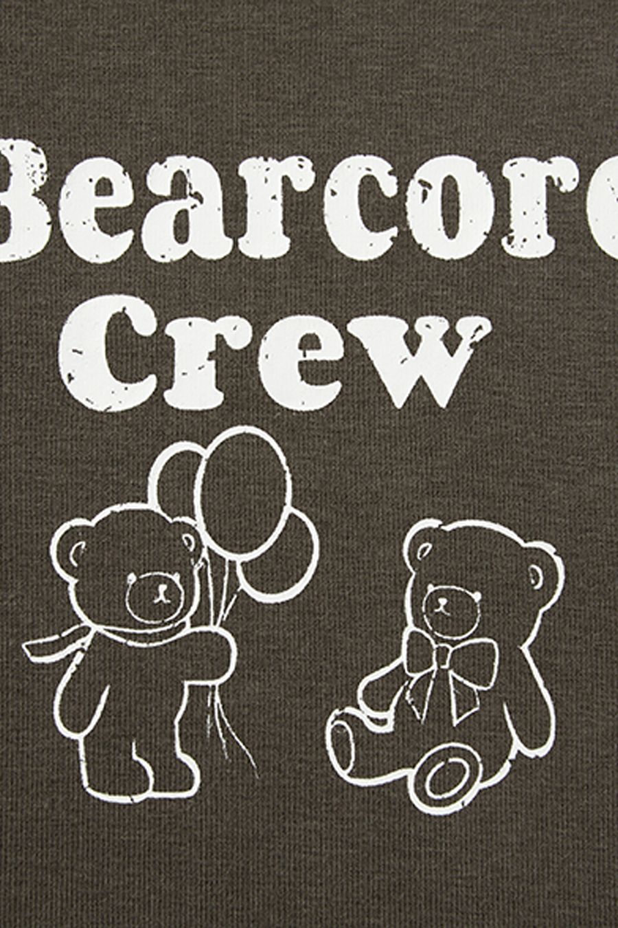 Bear Print Hooded Top|yescci-YESCCI.com