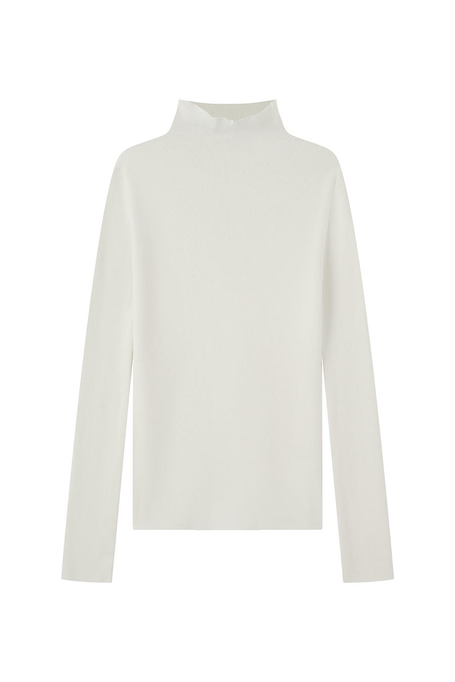 Fitted Turtleneck Knit Top|yescci-YESCCI.com