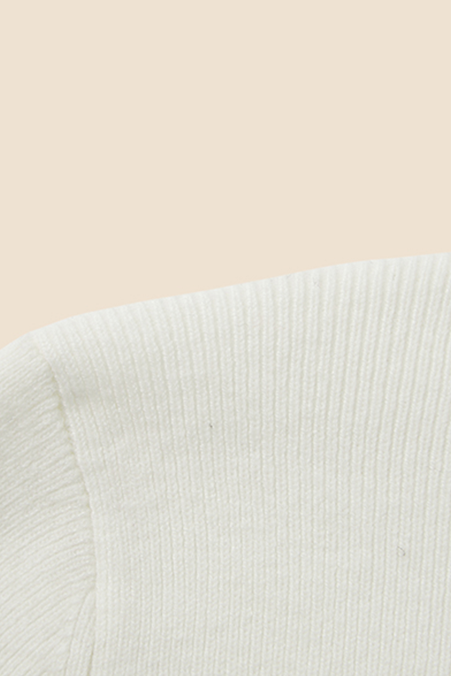 Fitted Turtleneck Knit Top|yescci-YESCCI.com