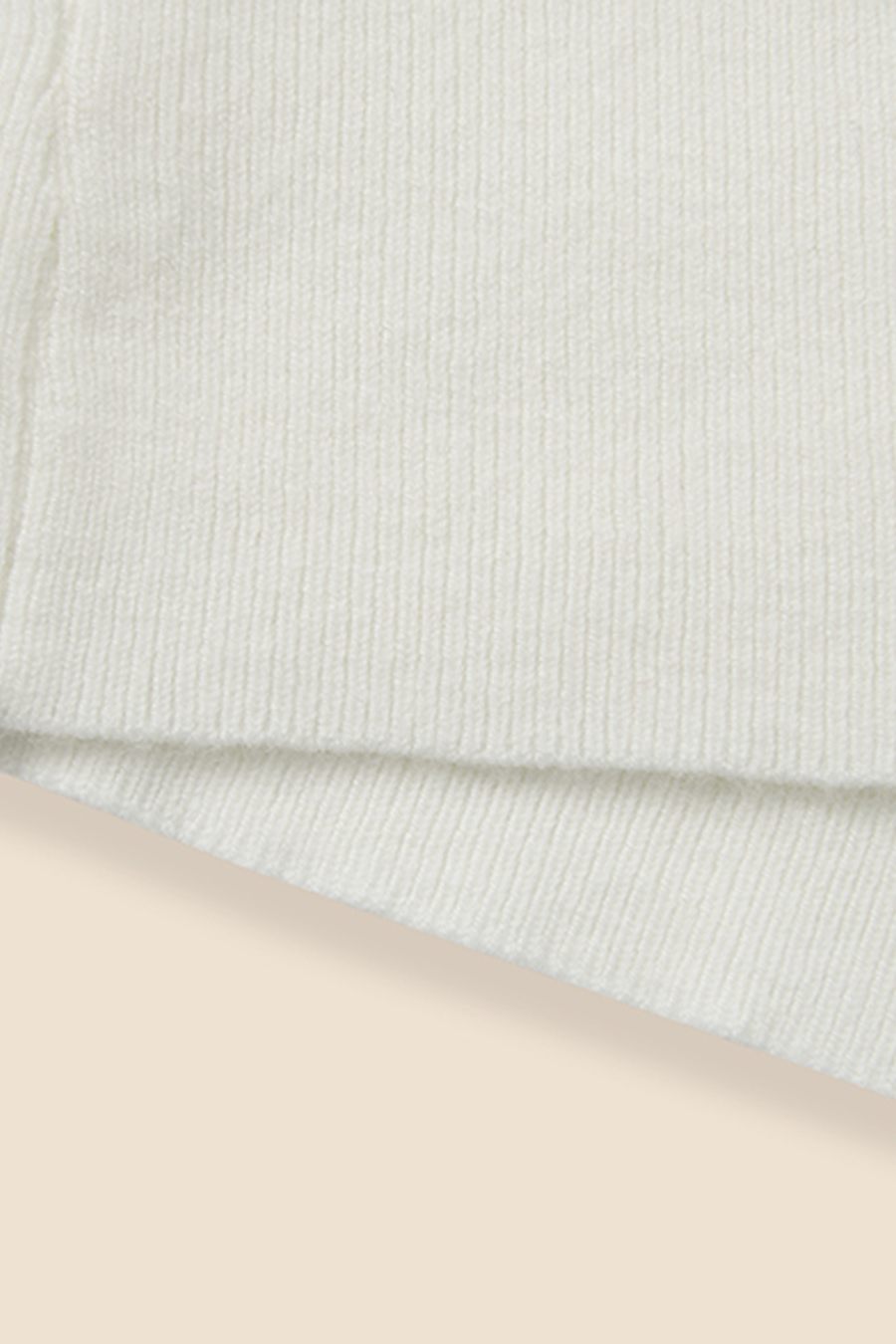 Fitted Turtleneck Knit Top|yescci-YESCCI.com