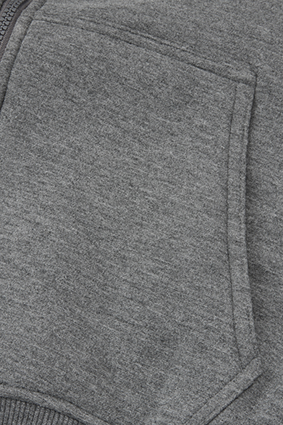 Fur Trim Zip-Up Hoodie|yescci-YESCCI.com