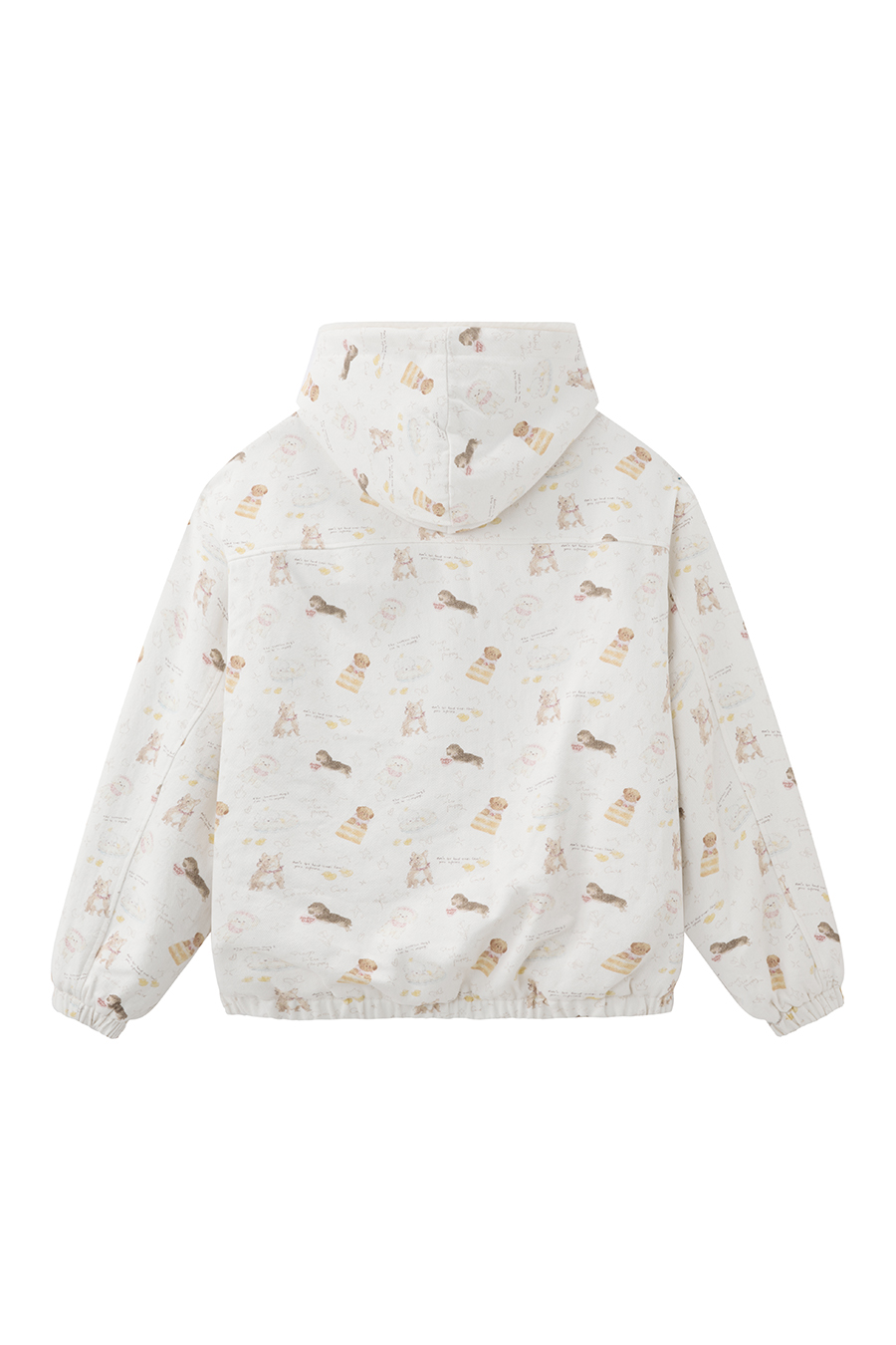Printed Fleece Hoodie|yescci-YESCCI.com