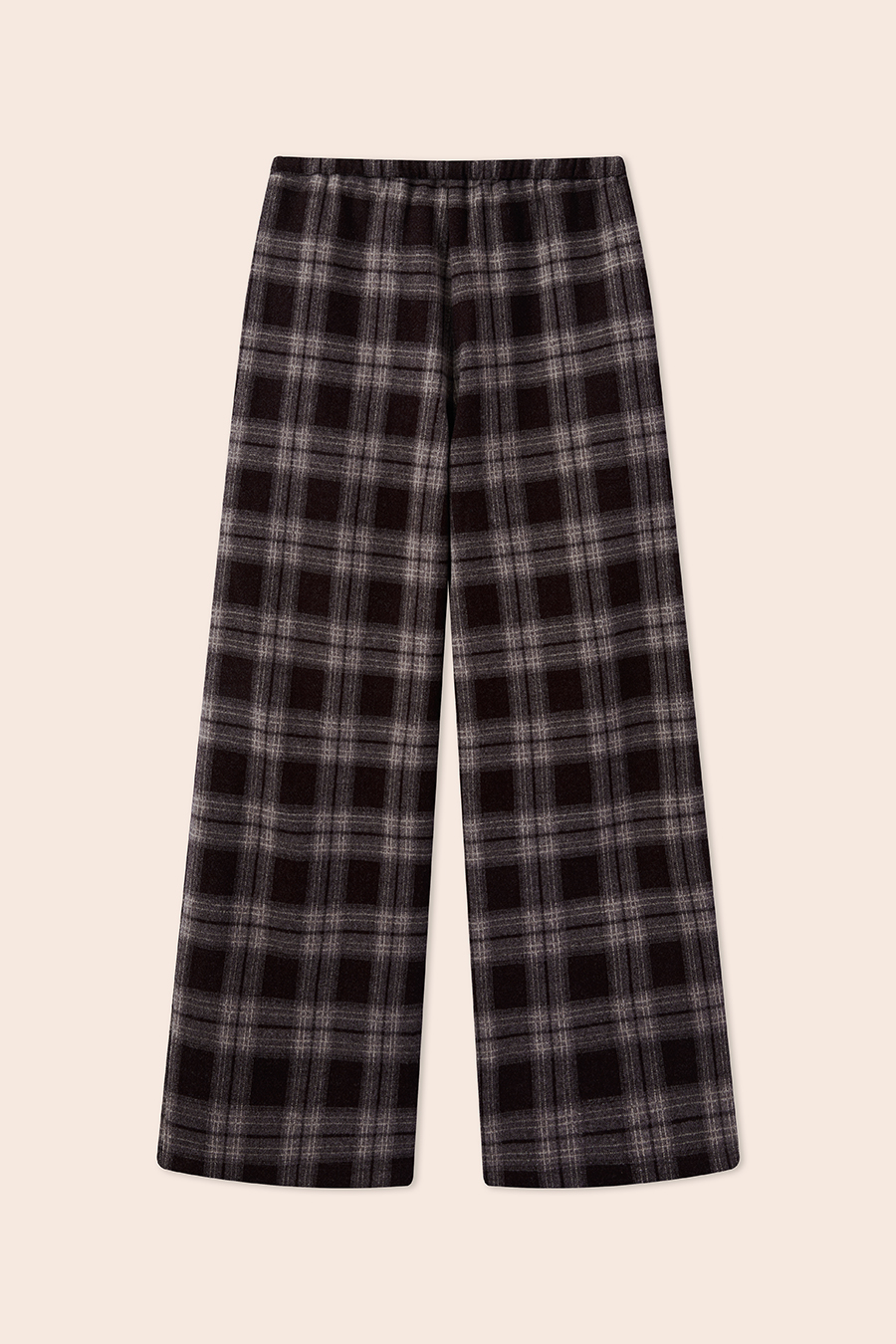 Plaid Wide Leg Pants|yescci-YESCCI.com