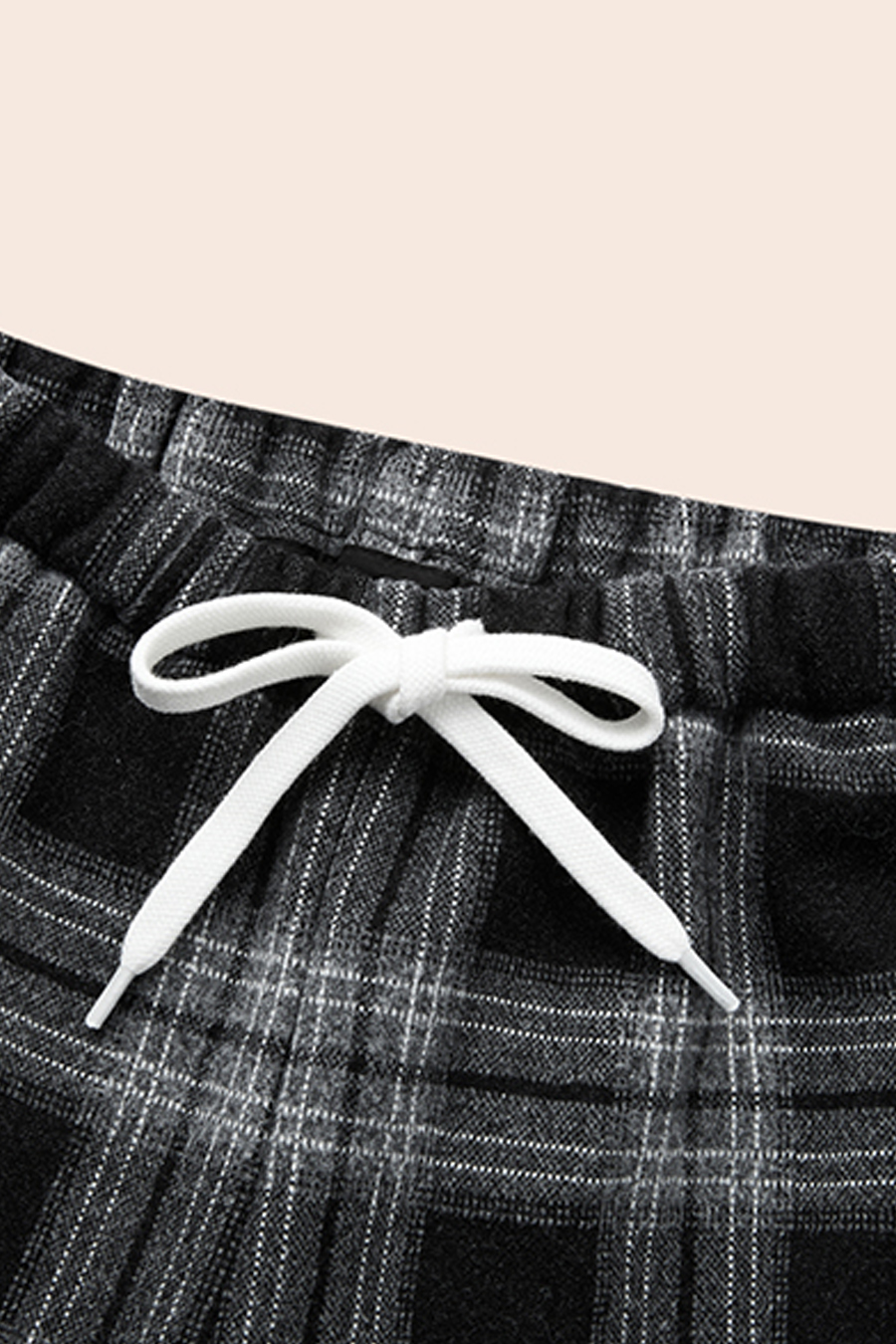 Plaid Wide Leg Pants|yescci-YESCCI.com