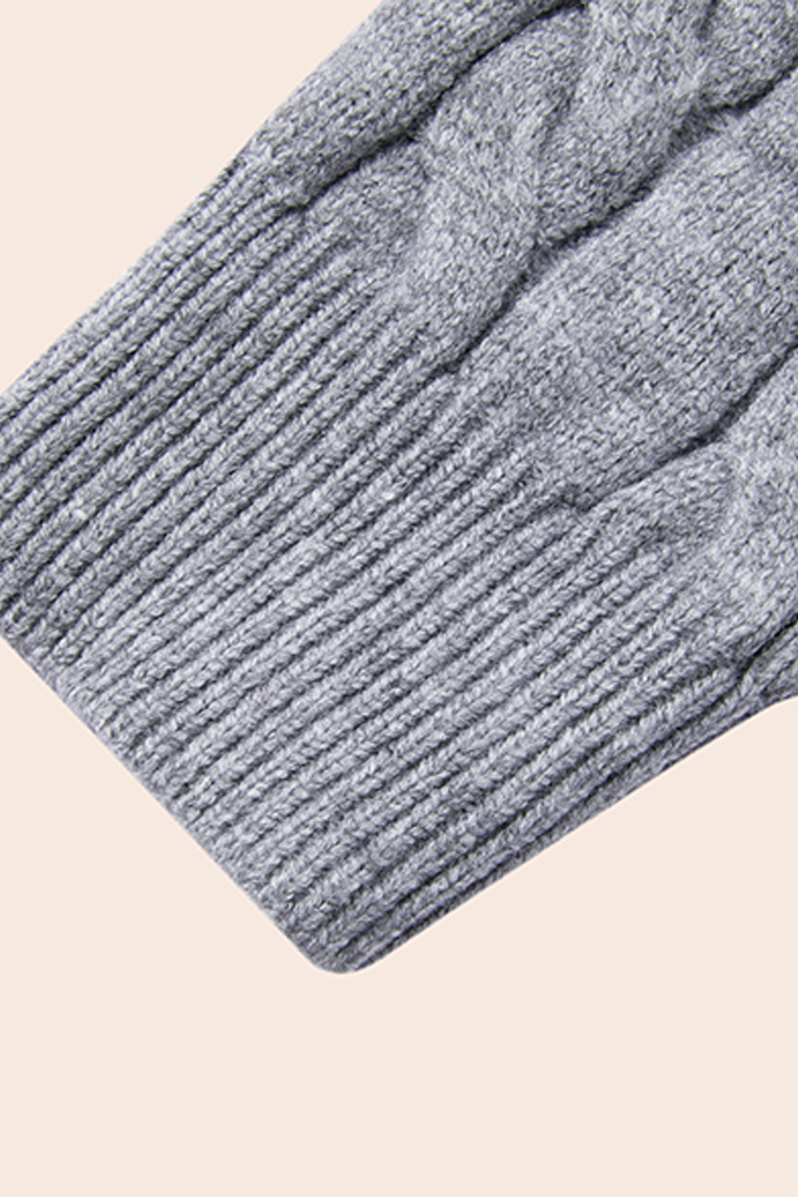 Fair Isle Knit Hooded Cardigan|yescci-YESCCI.com
