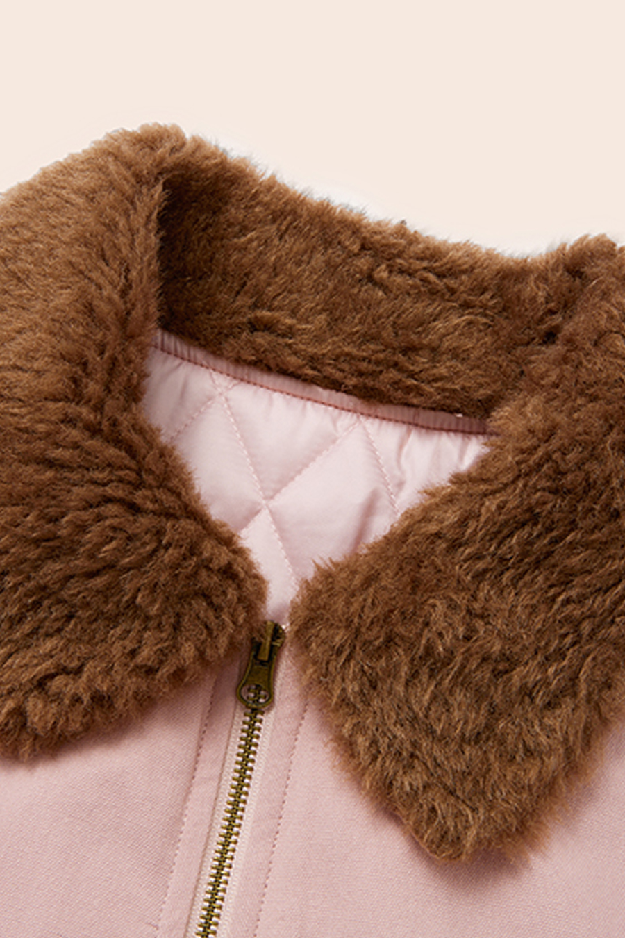 Fur Collar Bomber Jacket|yescci-YESCCI.com