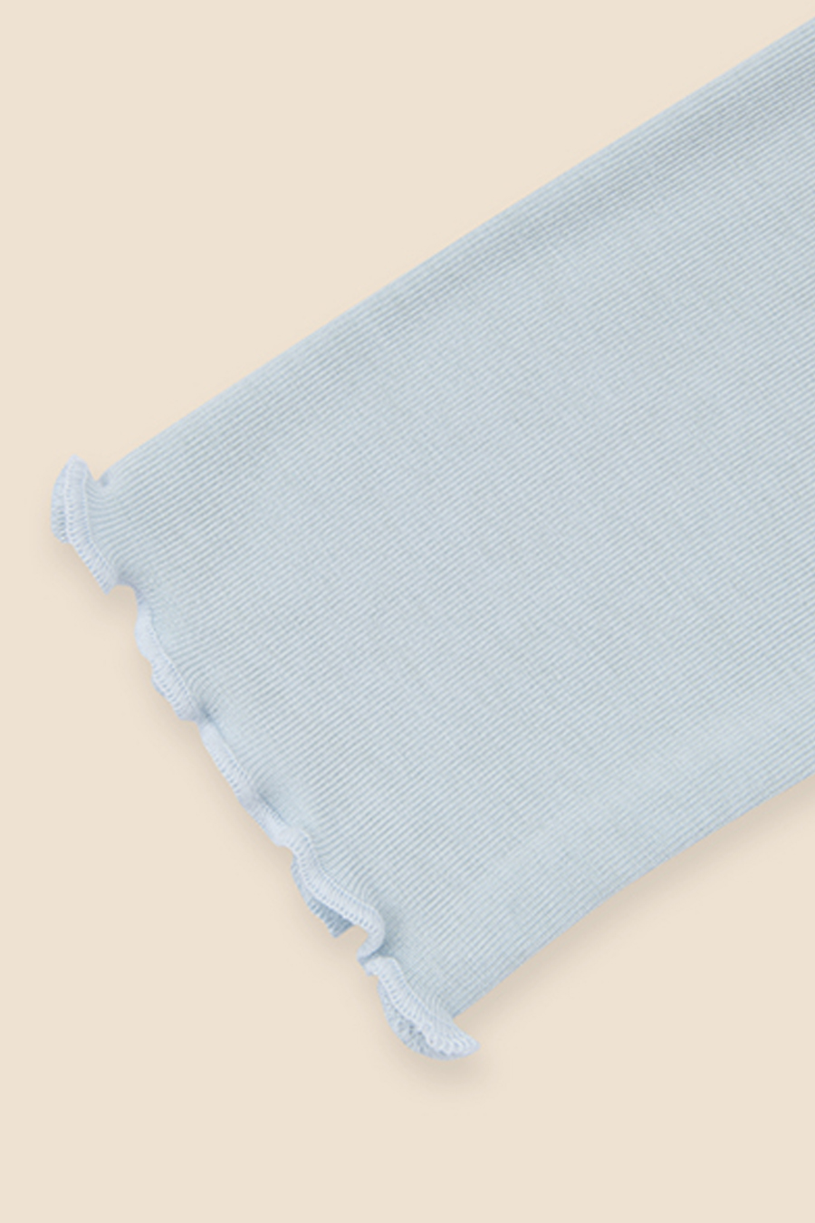 Casual Lettuce Trim High Neck Top|yescci-YESCCI.com