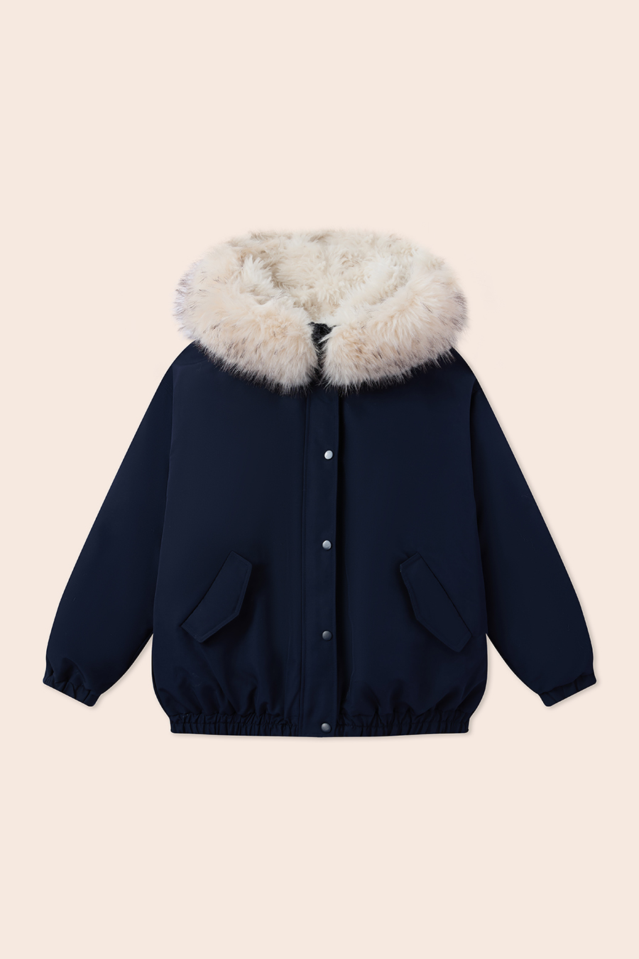 Casual Fur Lined Bomber Jacket|yescci-YESCCI.com