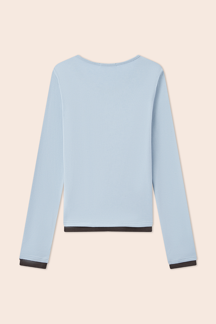 Button Detail Color Block Top|yescci-YESCCI.com