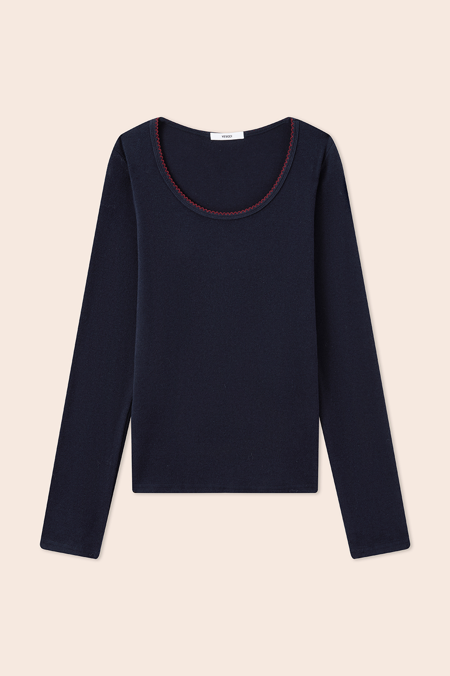 Soft Knit U-Neck Base Layer|yescci-YESCCI.com