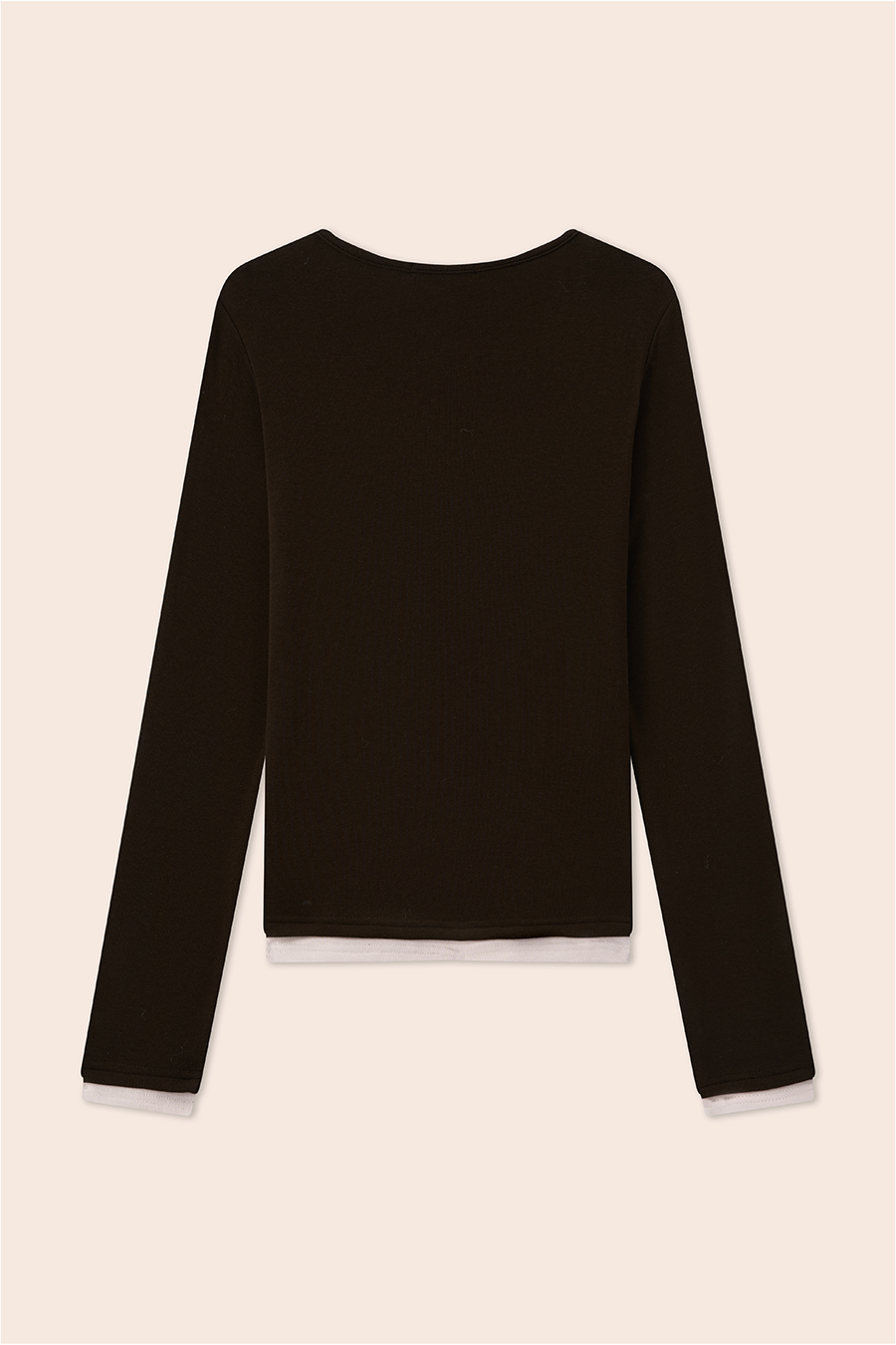 Button Detail Color Block Top|yescci-YESCCI.com