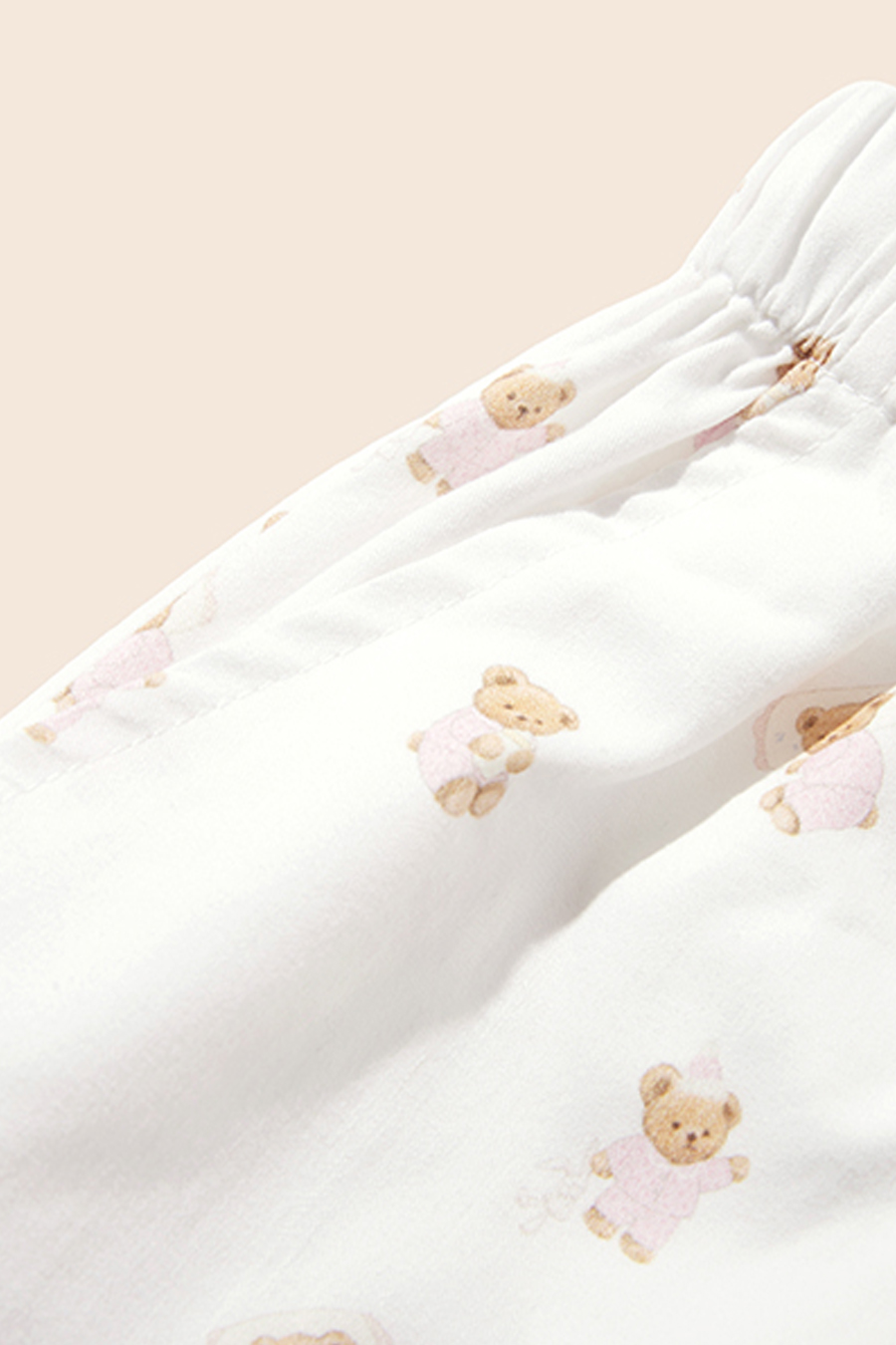 Teddy Bear Print Cargo Pants|yescci-YESCCI.com