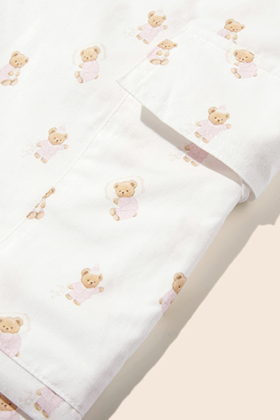 Teddy Bear Print Cargo Pants|yescci-YESCCI.com