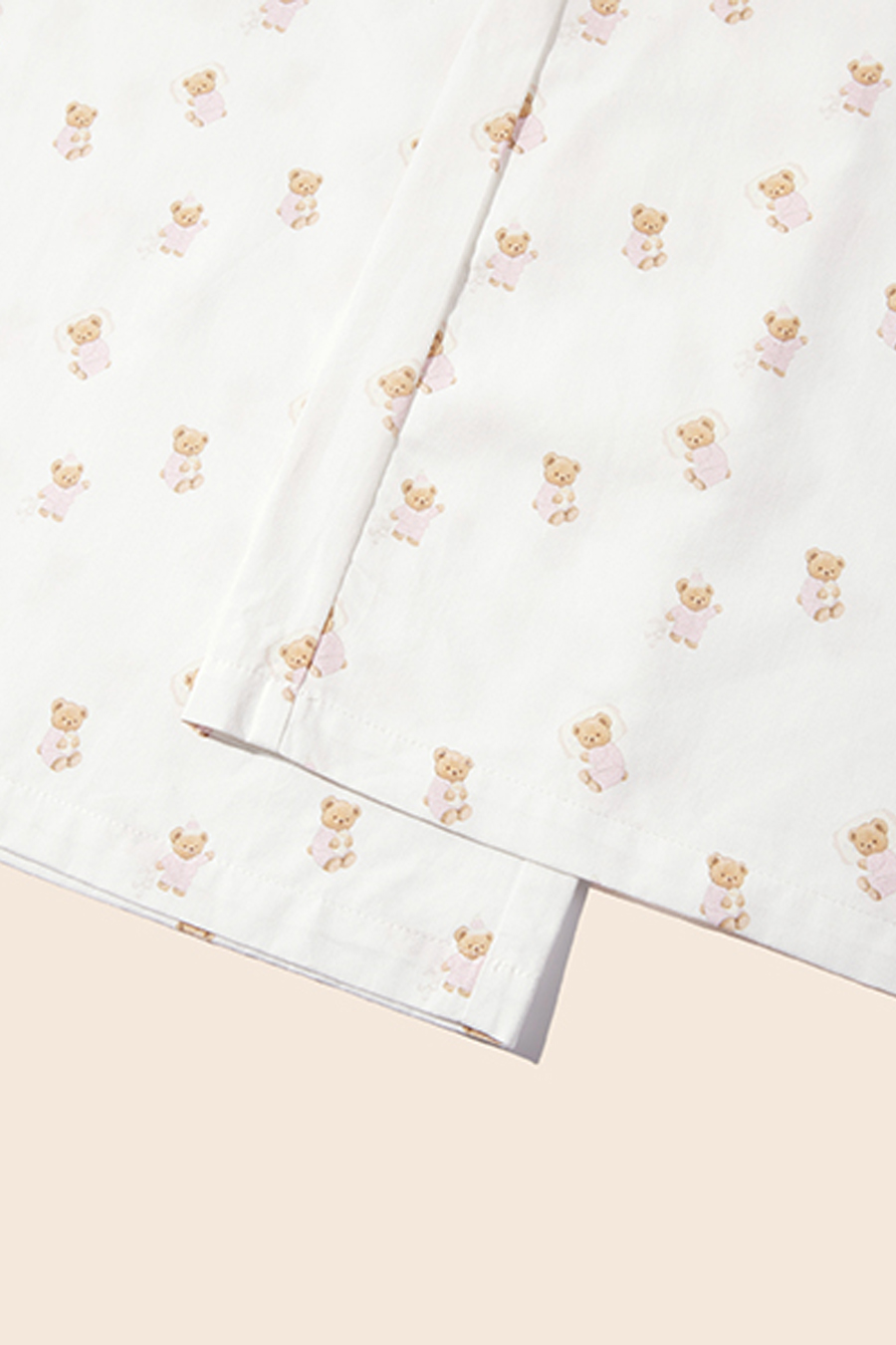 Teddy Bear Print Cargo Pants|yescci-YESCCI.com