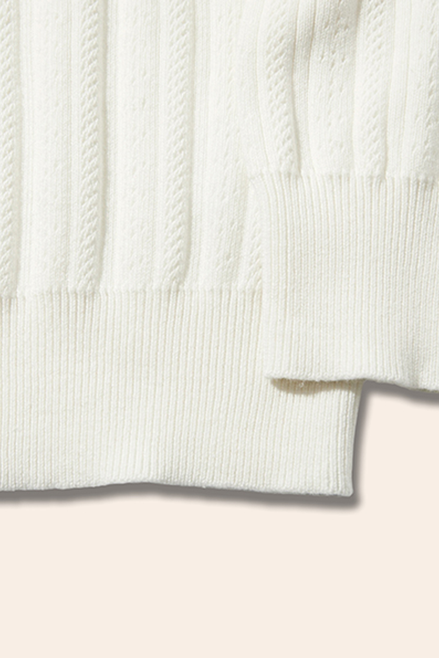 Textured Crew Neck Knit Cardigan|yescci-YESCCI.com