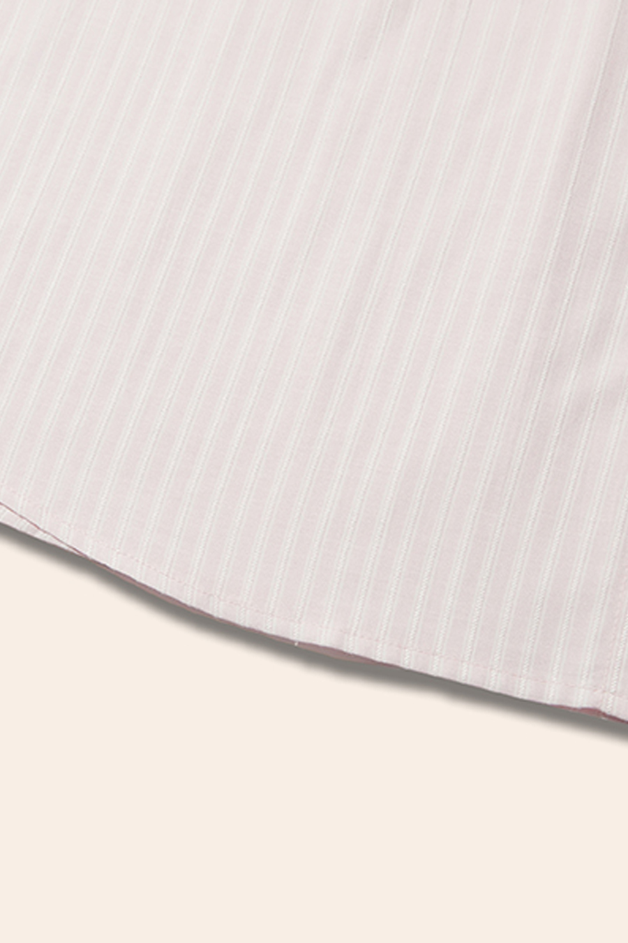 Oversized Striped Button-Up Shirt|yescci-YESCCI.com