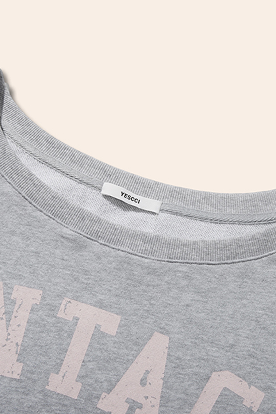 Vintage Star Print Casual Pullover|yescci-YESCCI.com