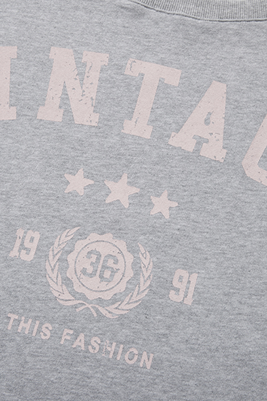 Vintage Star Print Casual Pullover|yescci-YESCCI.com