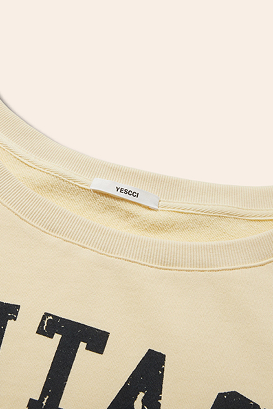 Vintage Star Print Casual Pullover|yescci-YESCCI.com