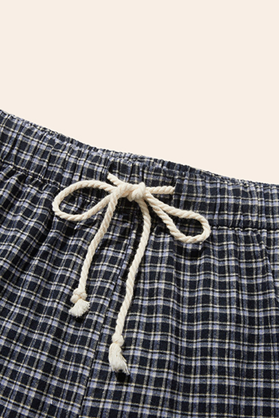 Plaid Casual Trousers|yescci-YESCCI.com
