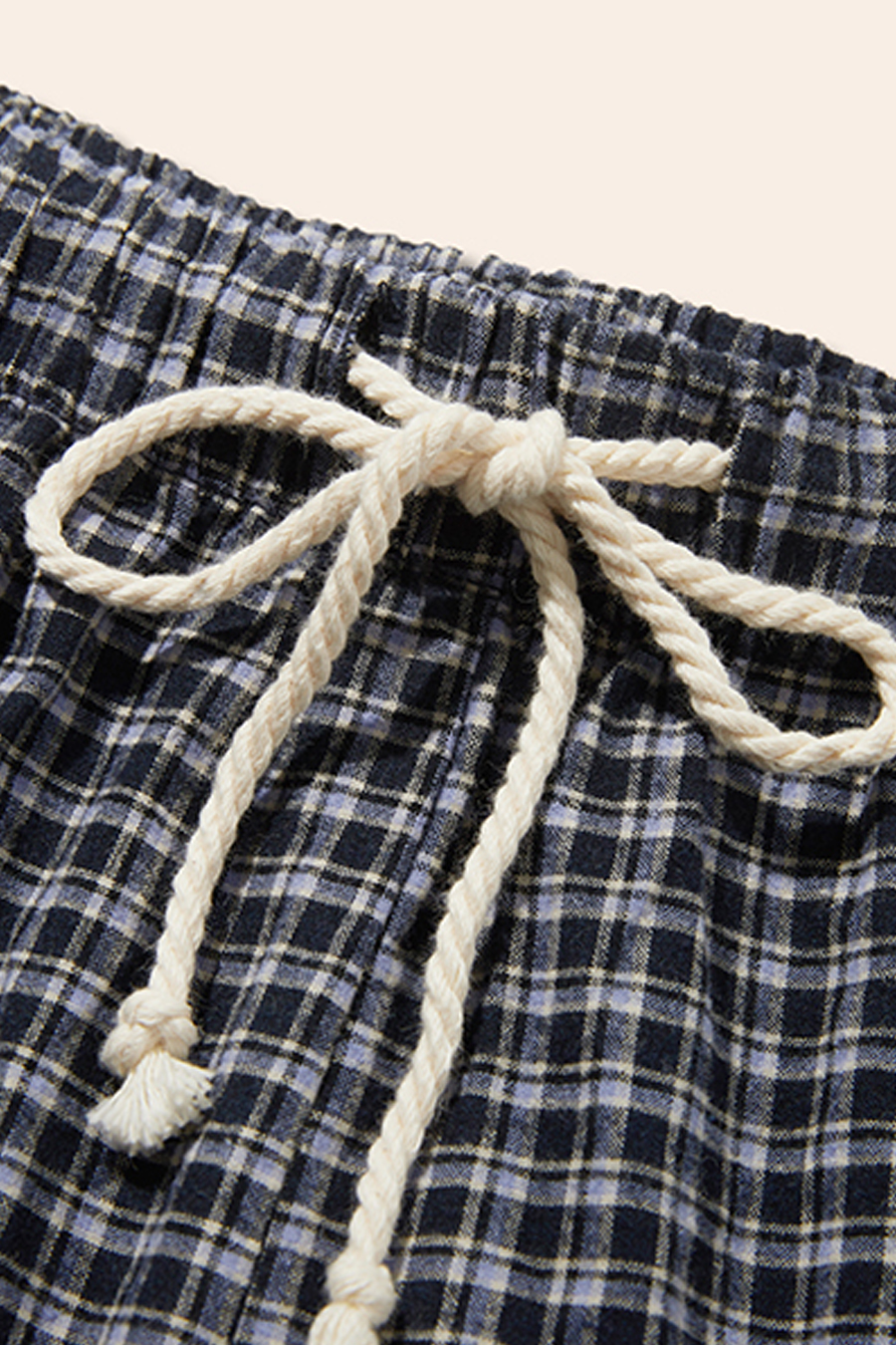 Plaid Casual Trousers|yescci-YESCCI.com