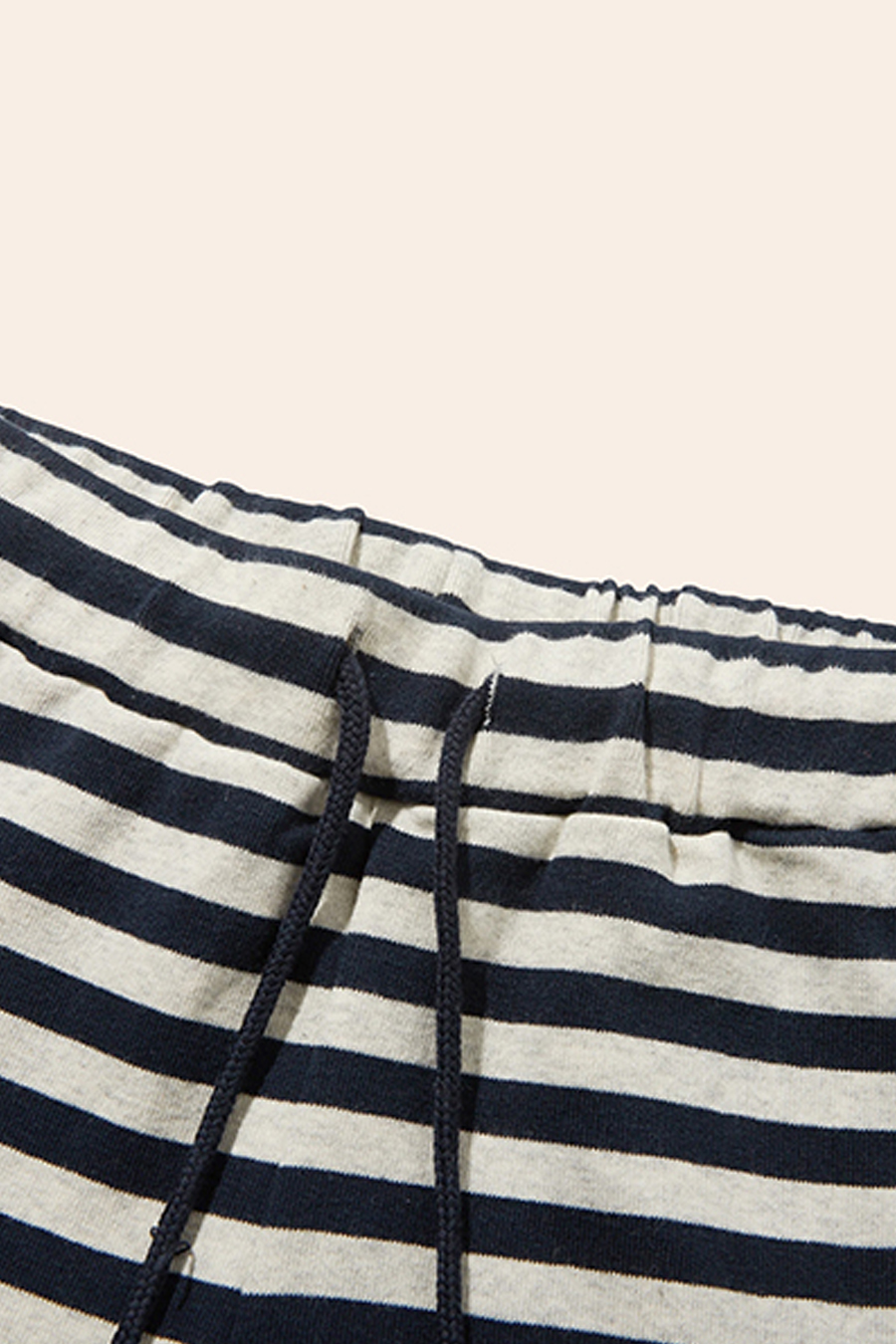 Striped Drawstring Flare Pants|yescci-YESCCI.com