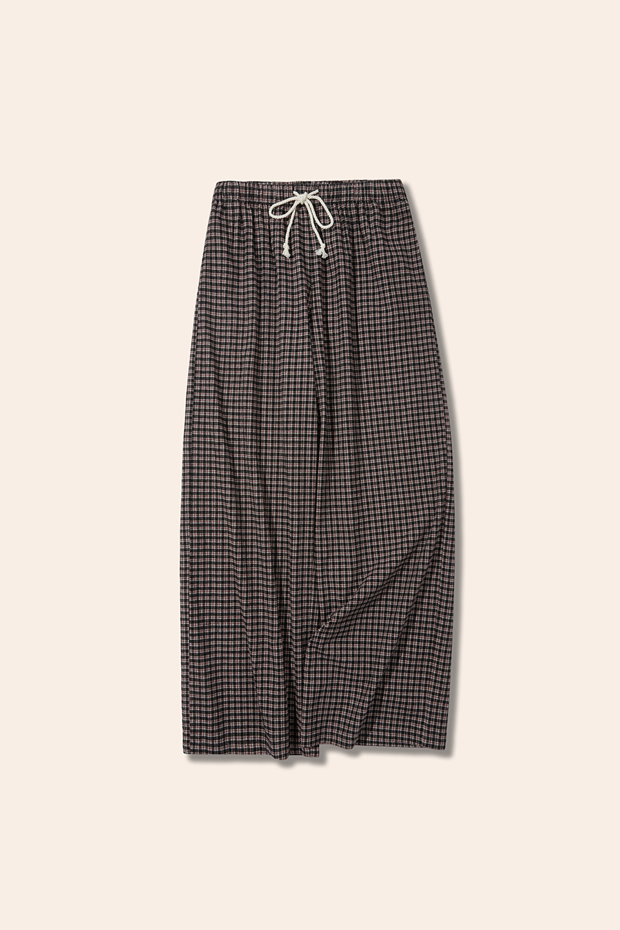 Plaid Casual Trousers|yescci-YESCCI.com