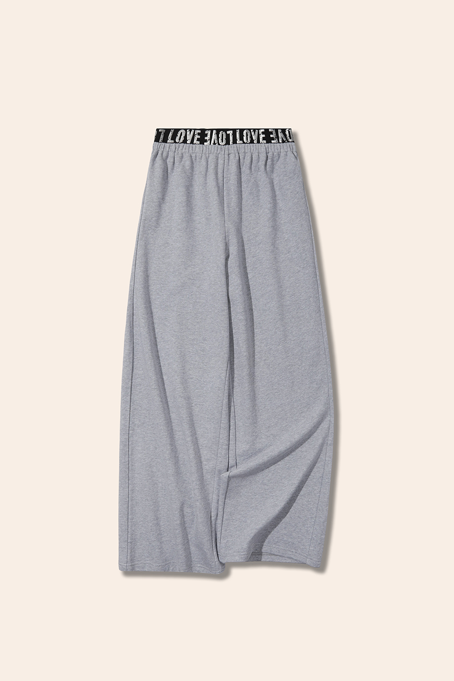 Lettered Waistband Casual Pants|yescci-YESCCI.com