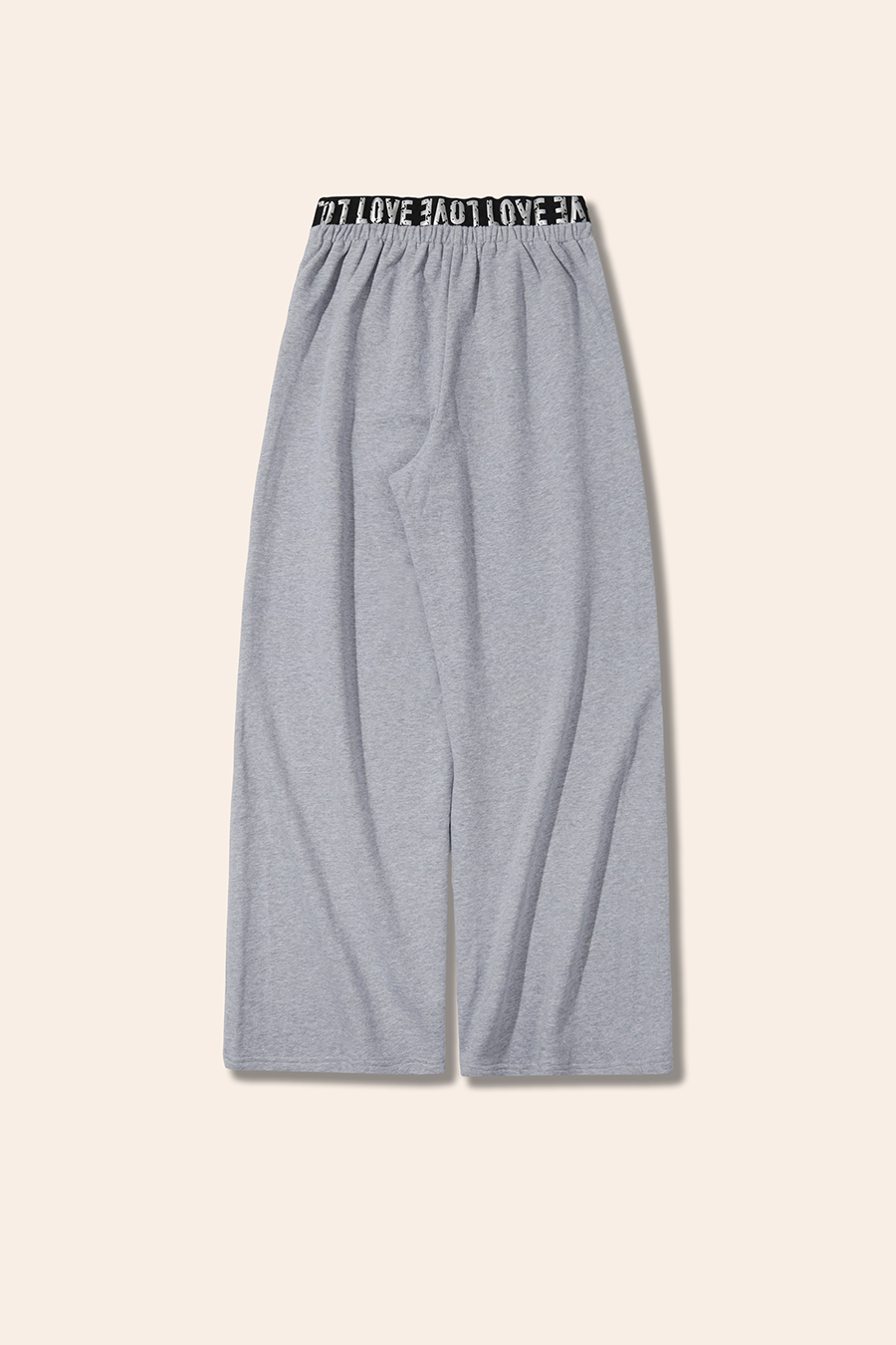 Lettered Waistband Casual Pants|yescci-YESCCI.com