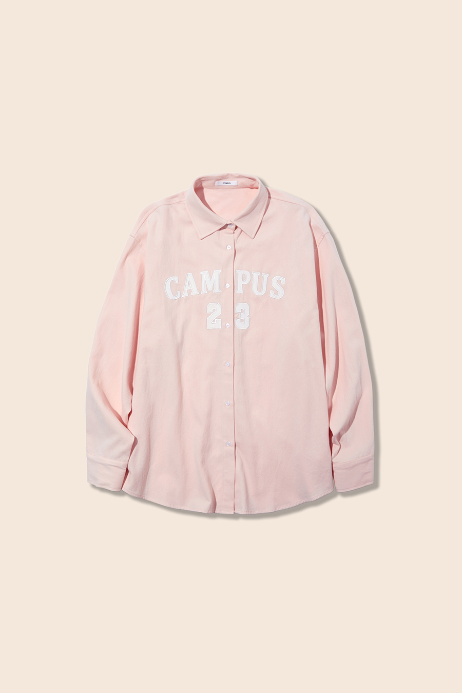 Oversized Collared Print Shirt|yescci