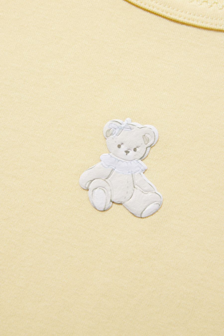 Slim-Fit Bear Print Shirt|yescci