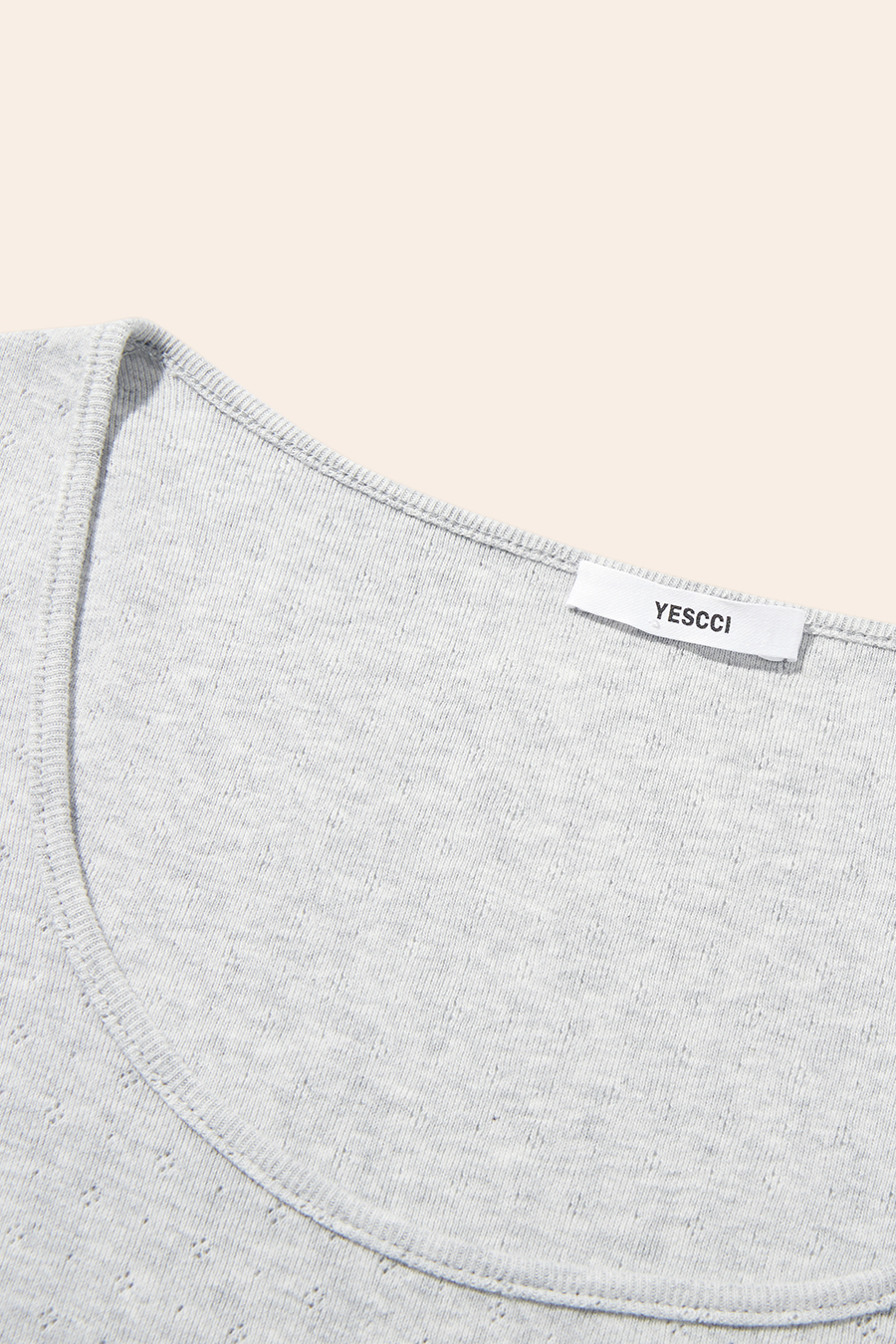Square Neck Short‑Sleeve Fitted Top