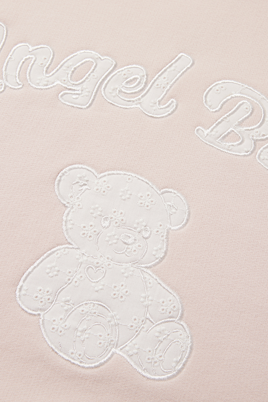 Bear Letter Embroidery Hoodie|yescci