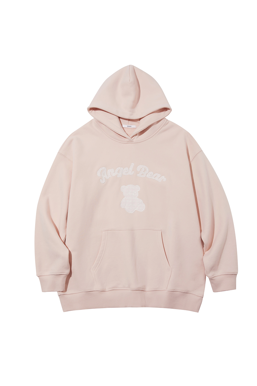 Bear Letter Embroidery Hoodie|yescci