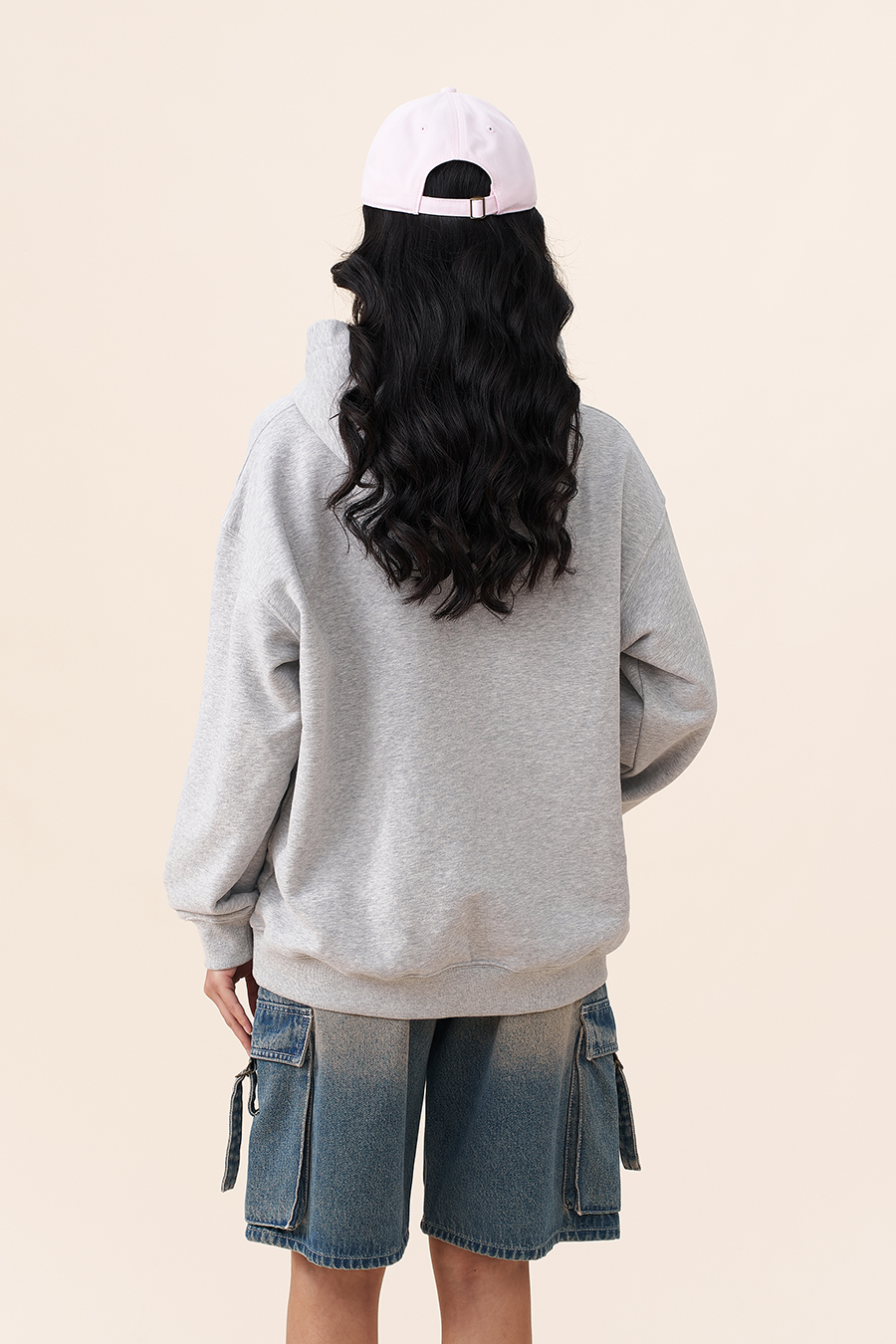 Number Print Pocket Hoodie |yescci