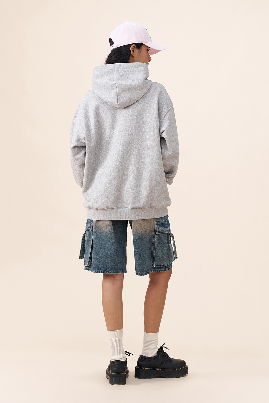 Number Print Pocket Hoodie |yescci
