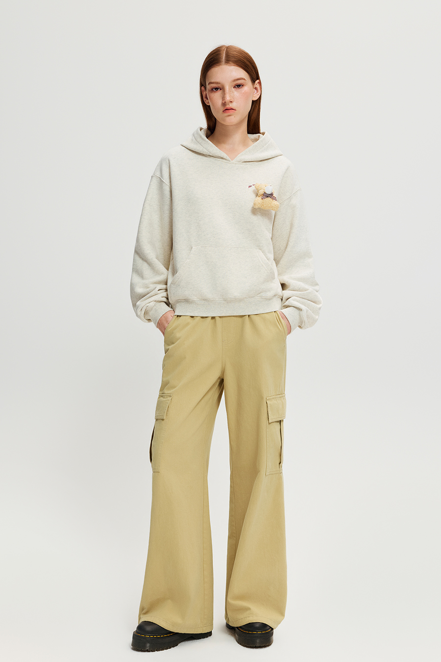Detachable Bear Decor Hoodie|yescci