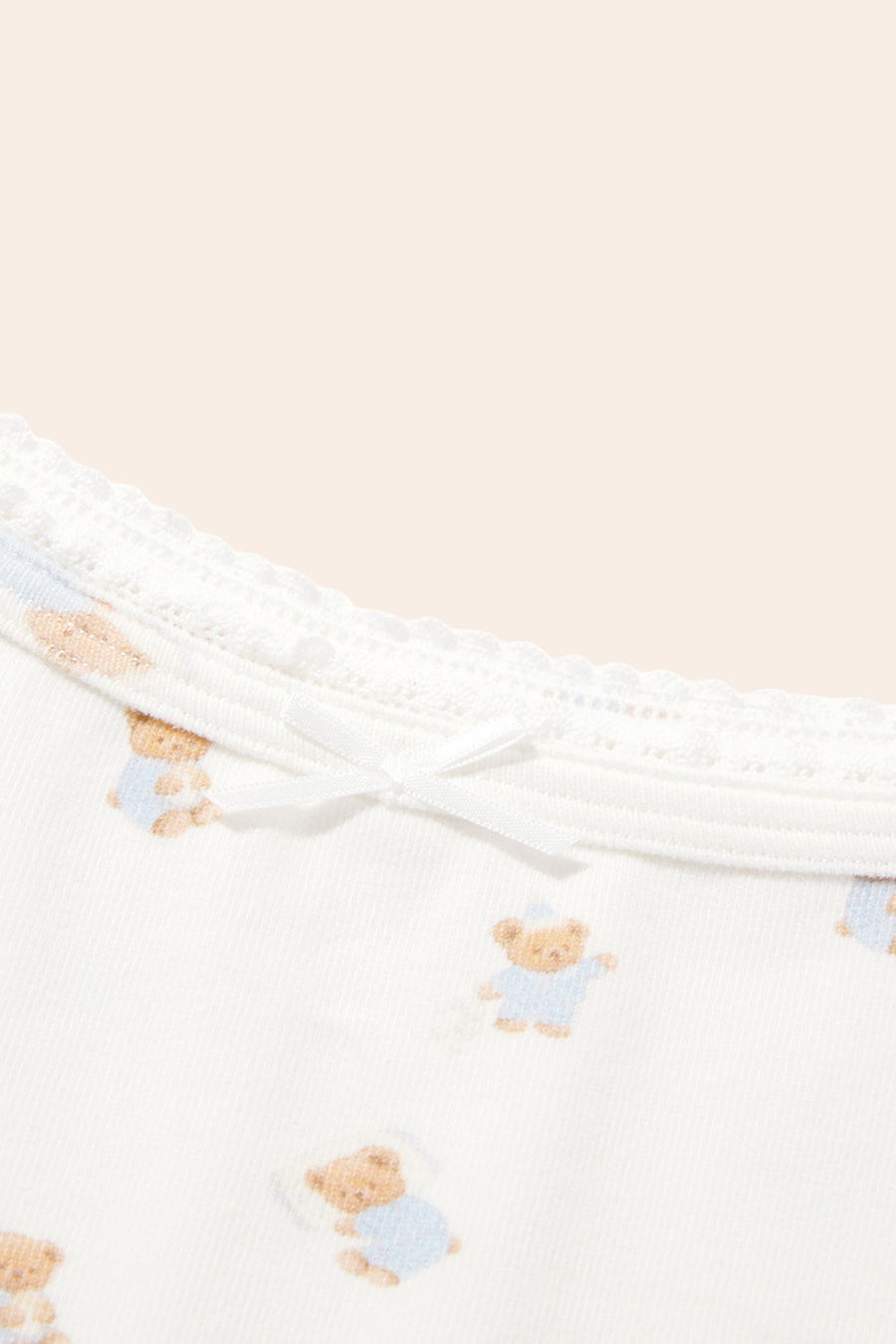 Cartoon Bear Print Cami Top|yescci
