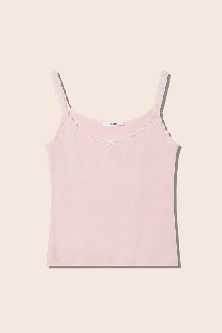 Lace Trim Cami Top|yescci