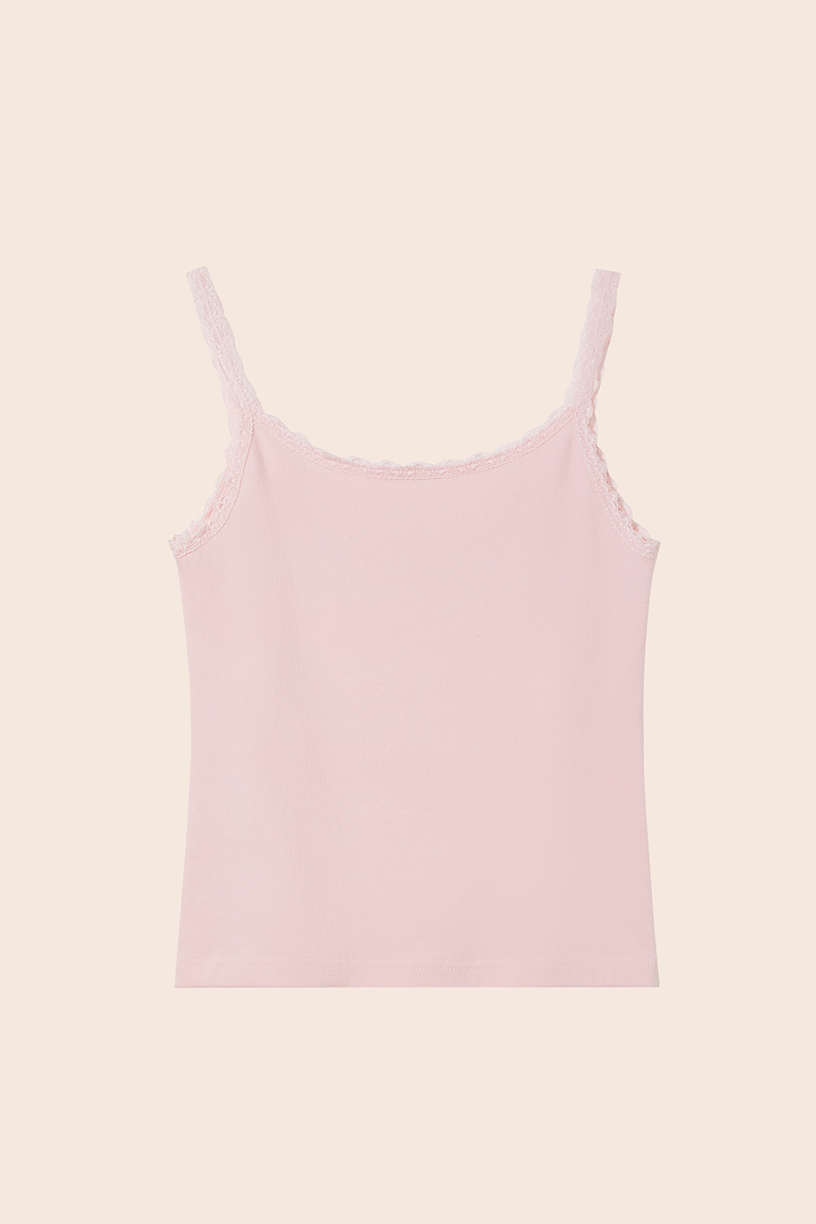 Lace Trim Cami Top|yescci