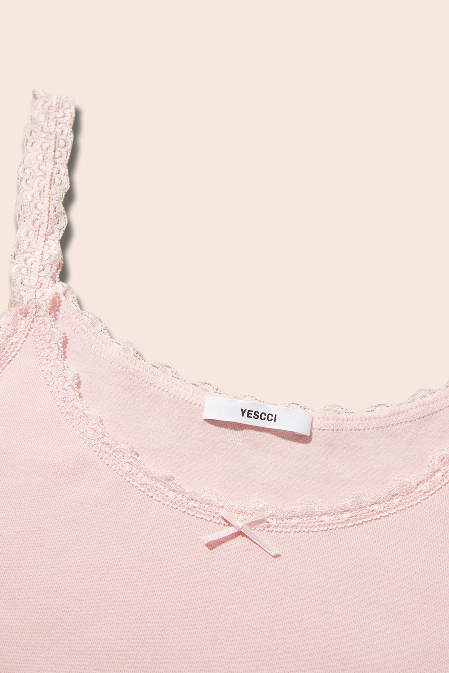 Lace Trim Cami Top|yescci