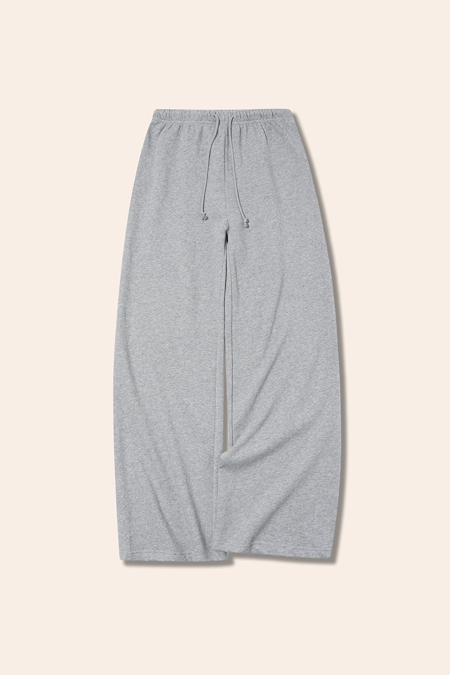 Elastic Waist Wide Leg Trousers|yescci