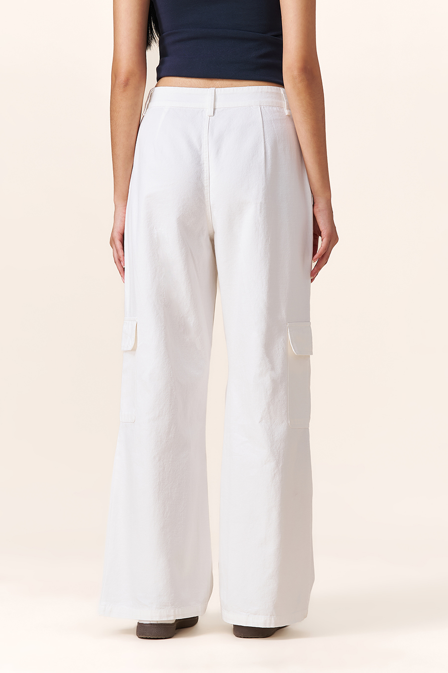 Wide‑Leg Cargo Pants